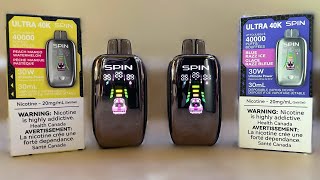 The Best Disposable Vape of 2024 Spin Ultra 40K [upl. by Aibos60]