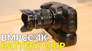 Battery Grip for BlackMagic Pocket Cinema Camera 4K [upl. by Rojas255]