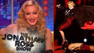 Madonnas Fall At The Brit Awards  The Jonathan Ross Show [upl. by Anih502]