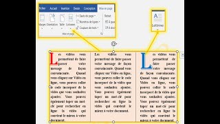 شرح الورد word للمبدئين تقسيم النص الى أعمدة على برنامج الوورد  microsoft word TP5 trending [upl. by Bock]