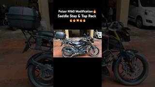 Pulsar N160 Saddle stay amp Top rack bikemodification pulsarn160 pulsar pulsarmodification bike [upl. by Rodolph]