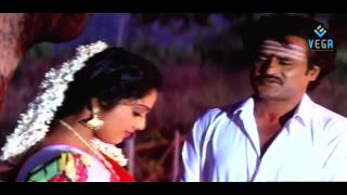 Veera Movie Comedy SceneRajinikantha learing Music from Meenas Father [upl. by Rialcnis]