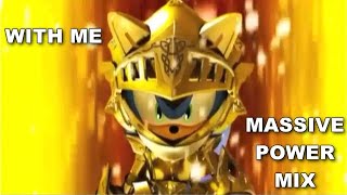 SONIC KARAOKE INSTRUMENTAL Sonic and the Black Knight  With me Massive Power Mix Crush 40 [upl. by Danice]