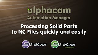 Processing Solid Parts to NC files quickly and easily [upl. by Farl267]