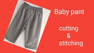 Baby pantpajama easy cutting and stitching how to cut baby panteasy diy tutorial 2 year baby [upl. by Morrissey]