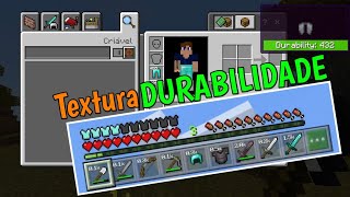 Textura Durabilidade Como instalar Textura Que Mostra a Durabilidade Das FerramentasMCPE 116221 [upl. by Aicnilav]