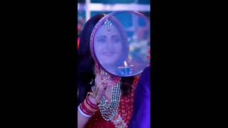 Rashmi Desai❤️Siddharth Shukla karwachoth🌙 dilsediltak siddharthshukla love new karwachauth [upl. by Berman497]