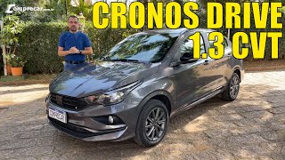 Avaliação Fiat Cronos Drive 13 CVT 2023  Um dos melhores custobenefício entre os automáticos [upl. by Eudosia768]