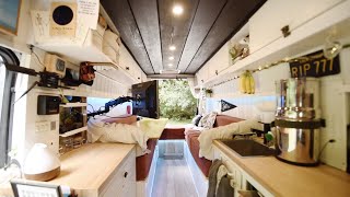 This Gorgeous Van Conversion has EVERYTHING  They built the PERFECT CAMPERVAN for LIVING amp WORKING [upl. by Kippar]