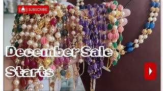 December Year End Sale  Must Watch handmadebeads pearls newcollection 8919378319 [upl. by Ellennej712]