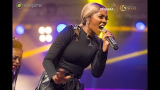 Tiwa Savage proclaims love for Wizkid at Ghana Connect Concert  BF Suma 10 Years Anniversary [upl. by Ilaire]