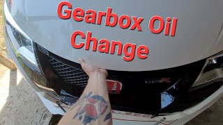 Civic FK2 Type R Gearbox Oil Change AMSOIL [upl. by Linad]