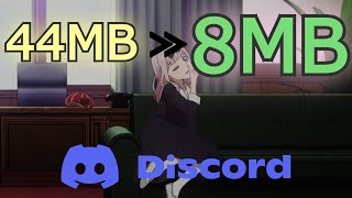 como comprimir un video al maximo sin perder calidad para enviar por discord por ejemplo [upl. by Nivag]