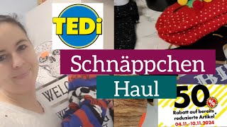 Tedi Schnäppchen Haul🛒💰50Rabatt auf bereits reduzierte Artikel😊🛍👌 [upl. by Ecnaled]