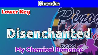 Disenchanted by My Chemical Romance Karaoke  Lower Key [upl. by Goldy778]