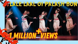 Lale Laal Oi Palash Bon  Jhumur Dance  Live Bengali Folk Dance  Shailee Annual Show 2023 [upl. by Erund211]