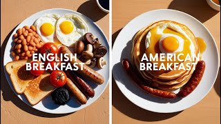 “Traditional Breakfasts Around the World English vs American” [upl. by Oiralednac]