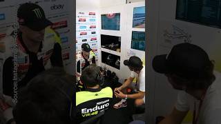 Rossi Encourages Bezzecchi and Diggia  vr46racingteam valentinorossi motogp [upl. by Sindee]