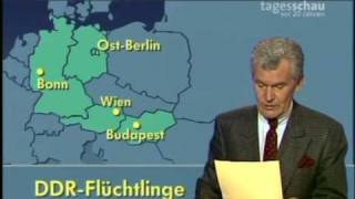 Tagesschau vom 13 September 1989 [upl. by Aneba]