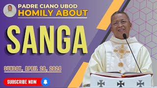 Fr Ciano Homily about SANGA  04282024 [upl. by Nwad]