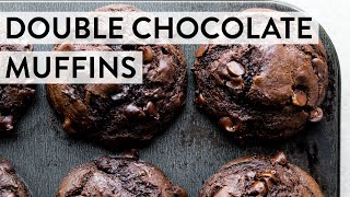 Double Chocolate Muffins  Sallys Baking Recipes [upl. by Lletnahc]