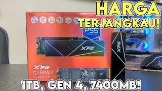 Review Adata XPG Gammix S70 Blade 1TB  NVME Berkualitas Dengan Fitur DRAM Harga Hemat [upl. by Alessig125]