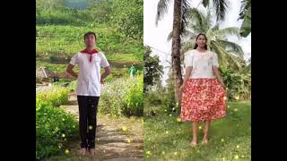 Alitaptap Folk dance with online partner [upl. by Ias]