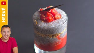 Pudding de chia aux fraises  Lidl Cuisine [upl. by Linnette]