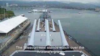 USS Arizona  USS Missouri Memorial [upl. by Niret]