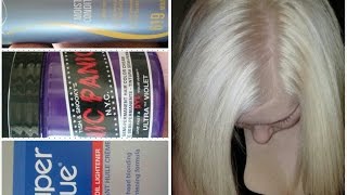 How to Bleach your roots do a bleach wash and DIY no damage toner [upl. by Ghiselin]