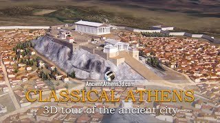 Virtual tour in ancient Athens 5th century BC  3D reconstruction [upl. by Siroled738]