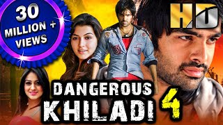 Dangerous Khiladi 4 HD  Ram Pothinenis Blockbuster Romantic Action Comedy Movie Hansika Motwani [upl. by Ynavoeg]