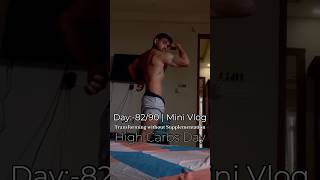 High Carbs Day 😍😋 minivlog whatieataday transformation motivation cheatday vlog food [upl. by Eitsyrk]