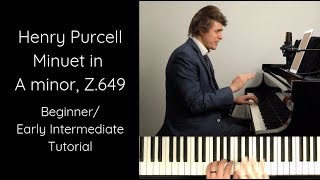 BEGINNER Tutorial  Purcell Minuet in A minor Z649  ProPractice by Josh Wright [upl. by Eachelle42]