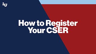 How to Register Your CSER Source [upl. by Aivuy]