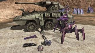 Halo 3  New Unreleased Weapons Vehicles amp Equipment [upl. by Christmann]