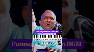 Punnagai Mannan BGM piano notesampCovertamil ilaiyaraja ilayaraja kamalhaasan kamal tamilbgm [upl. by Ahseinad]