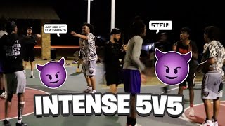 THEY ALMOST HAD A FIGHT   5v5 BASKETBALL TAKE OVER SPECIAL GUEST [upl. by Lynsey]