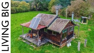 Off The Grid Cabin In New Zealand Paradise [upl. by Solram490]