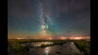 Extrem schöne Polarlichter und unser Sternenhimmel über Sylt im August 2024 [upl. by Bedell]