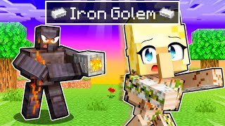 I Survived 100 Days as a Baby Iron Golem [upl. by Shay]