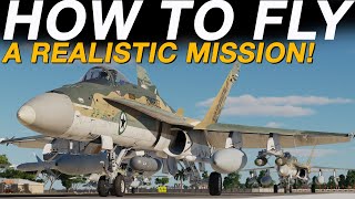 How To Fly In A REALISTIC Multiplayer DCS World Mission [upl. by Gib534]