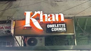 Khan Omelette CornerPhatak DhobiyanNear Chandni Chowk Farash Khana Old Delhi [upl. by Gavini]