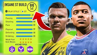 NEW The BEST STRIKER BUILDS in FIFA 22 Pro Clubs [upl. by Ynnavoj]