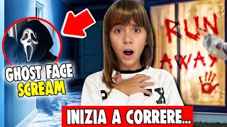 NON GUARDARE FILM SPAVENTOSI ALLE 3 DI NOTTE LETIZIA SCOPRE GHOSTFACE SI NASCONDE IN CASA CORRI [upl. by Yespmed348]