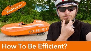 How To Ride Velomobile Efficiently [upl. by Budd]