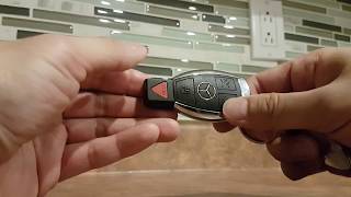 Mercedes Benz Key Fob Battery Replacement CR2025 GLA [upl. by Ycnej501]