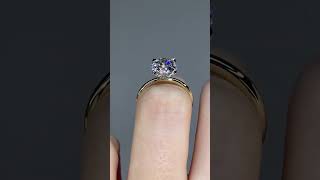 2ct Round Diamond Solitaire Engagement Ring  quotLotusquot [upl. by Naginnarb]