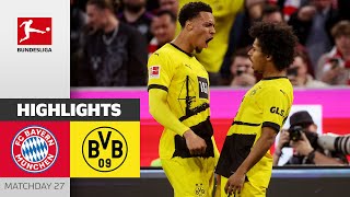 Adeyemi amp Ryerson Secure Win In TopMatch  FC BayernBorussia Dortmund 02  Highlights  MD 27 [upl. by Nerat]