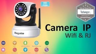 Bagotte Camera IP Wifi 720P SP017  Sécurité  Surveillance vision nocturne  Unboxing [upl. by Ekusoyr200]